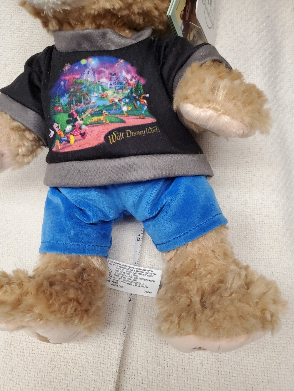 Duffy Disney Bear Plush Walt Disney World Parks NWT Mickey Ears Hat 14" WDW - Picture 2 of 6
